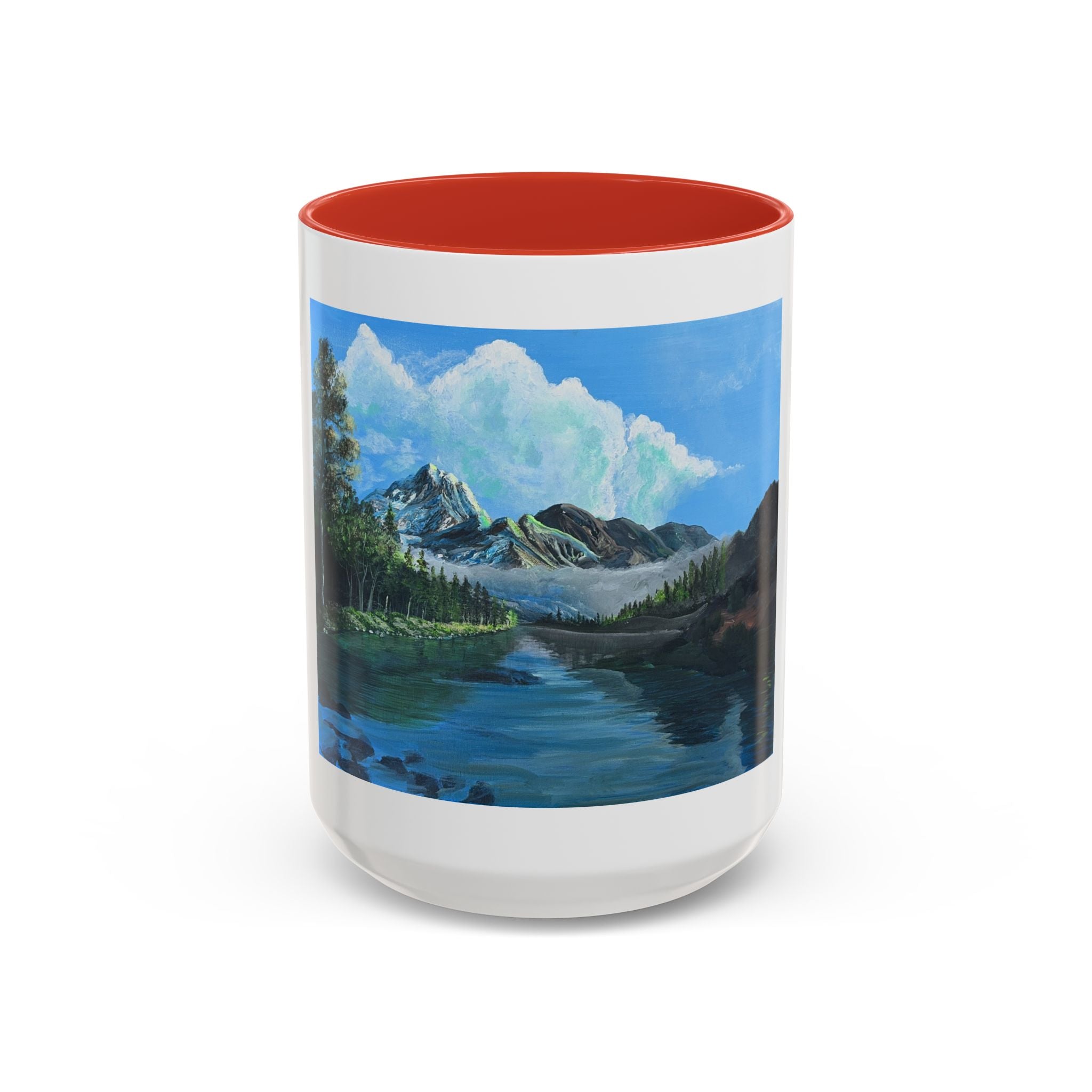 Sukoon Al Jibal | سكون الجبال — Lebanese Mountain Art Mug by Ali Hadid
