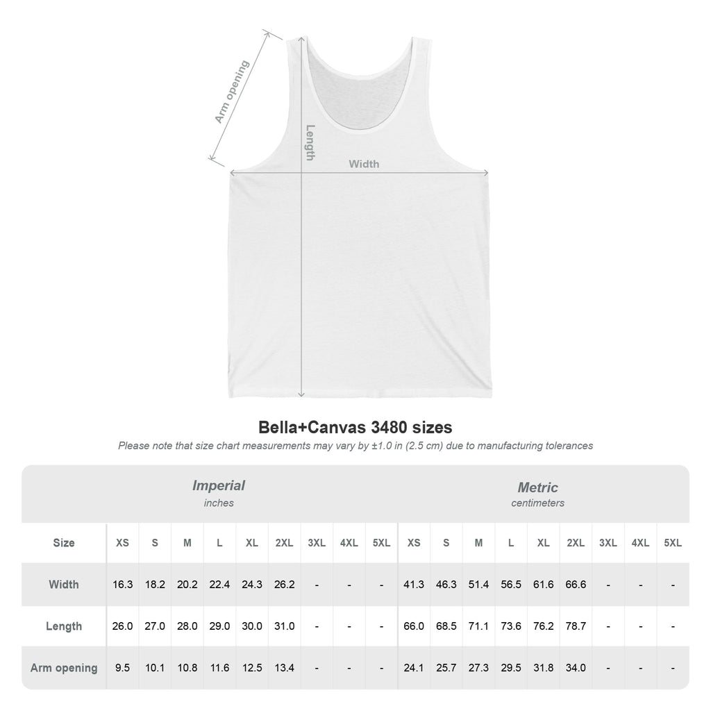 Where the Meadows Meet the Sky | حيث تلتقي المروج بالسماء Tank Top — Lebanese Landscape Art