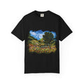 Where the Meadows Meet the Sky | حيث تلتقي المروج بالسماء — Ali Hadid Art T-Shirt