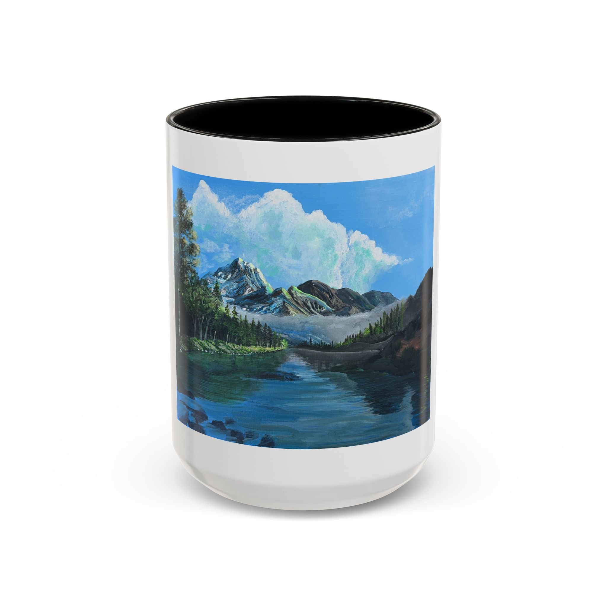 Sukoon Al Jibal | سكون الجبال — Lebanese Mountain Art Mug by Ali Hadid
