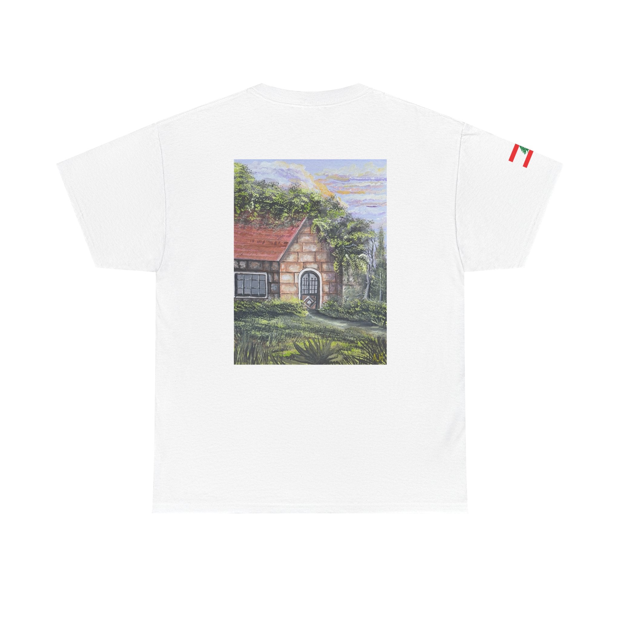 Baytna | بيتنا — Lebanese Heritage Art T-Shirt Featuring an Original Painting by Ali Hadid