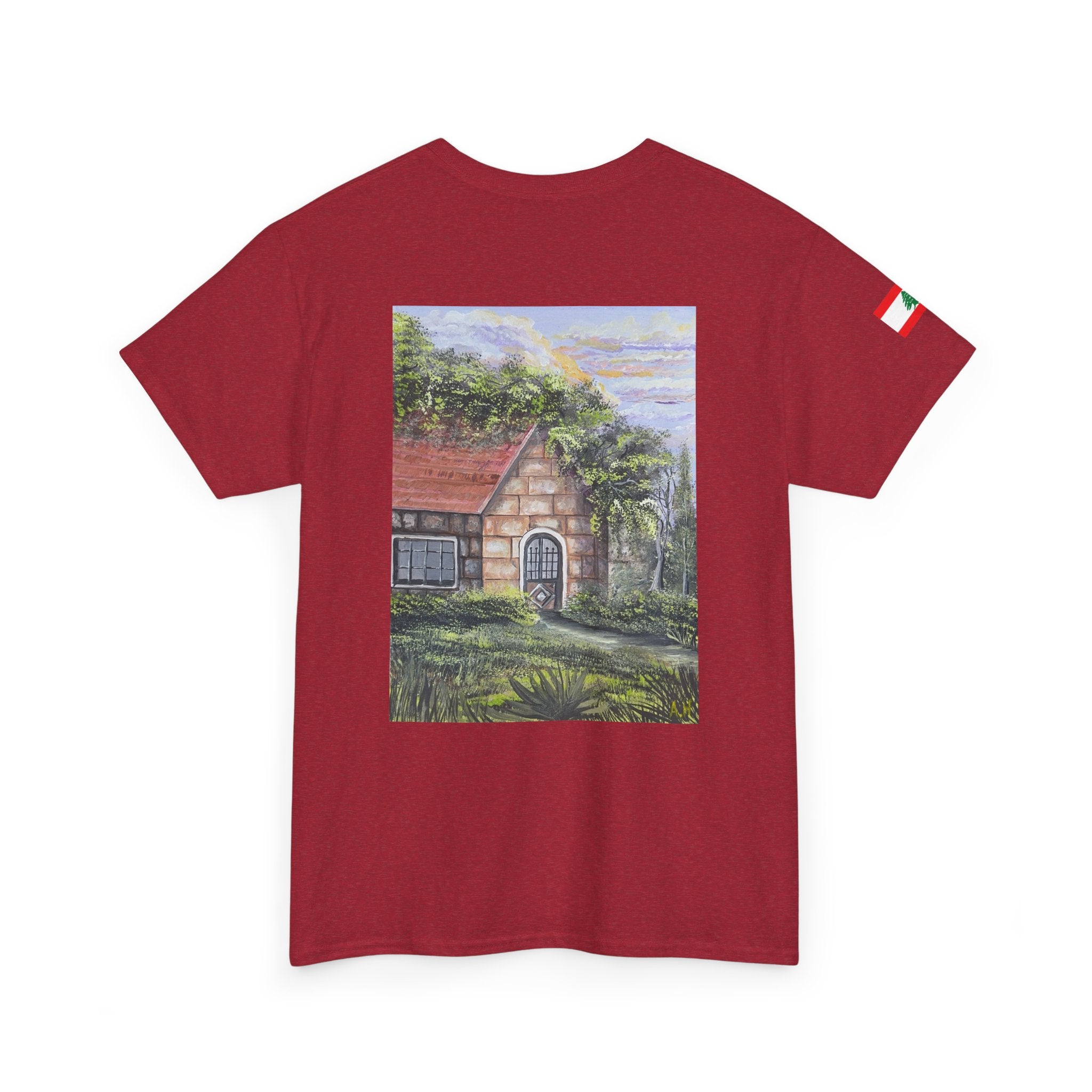Baytna | بيتنا — Lebanese Heritage Art T-Shirt Featuring an Original Painting by Ali Hadid