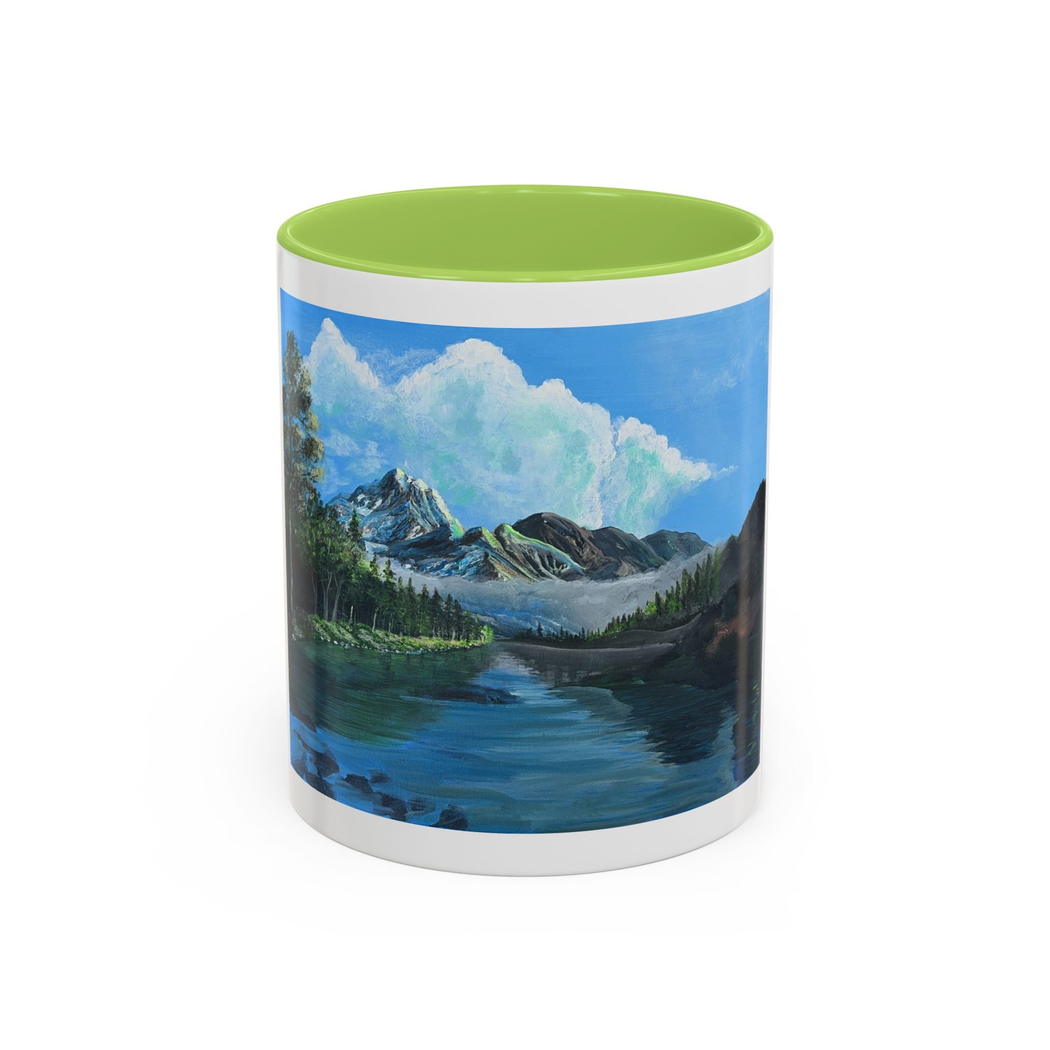 Sukoon Al Jibal | سكون الجبال — Lebanese Mountain Art Mug by Ali Hadid