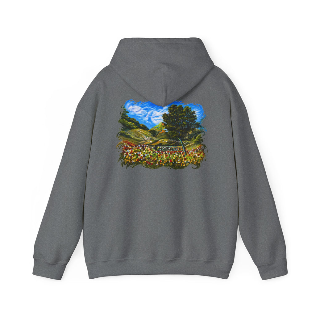Where the Meadows Meet the Sky | حيث تلتقي المروج بالسماء — Ali Hadid Art Hoodie