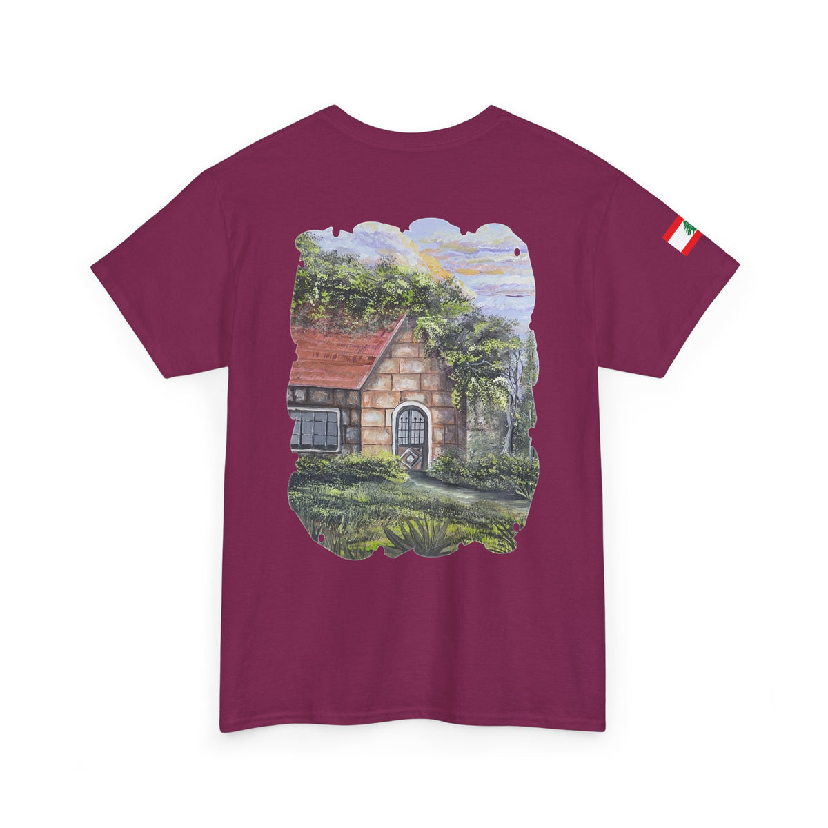 Baytna | بيتنا — Lebanese Heritage Art T-Shirt Featuring an Original Painting by Ali Hadid