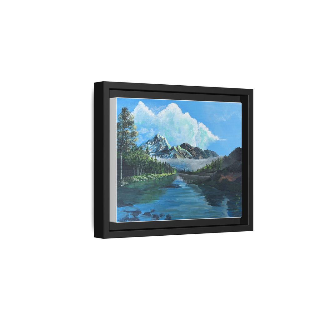 Sukoon Al Jibal | سكون الجبال — Framed Mountain Landscape by Ali Hadid