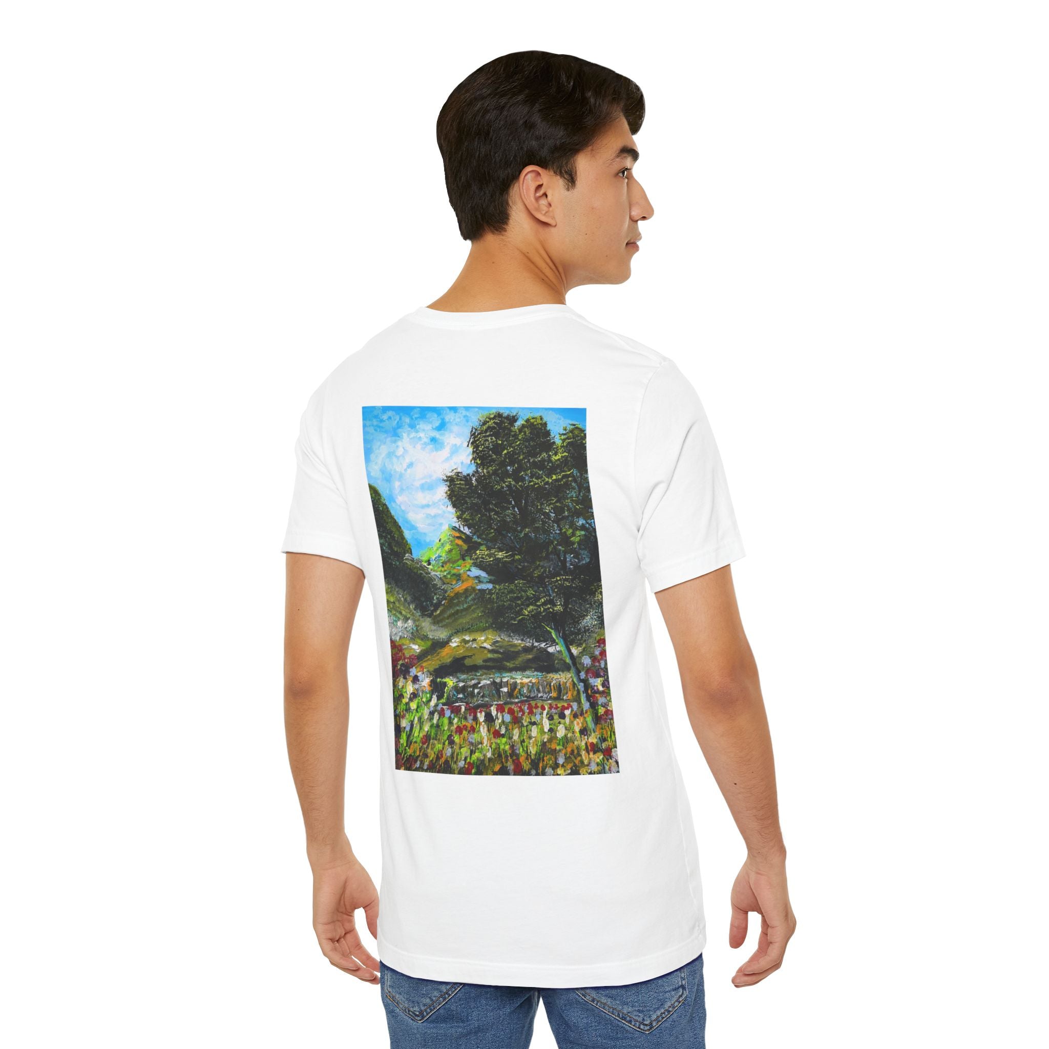 Lebanon Inspired: Where Meadows Meet the Sky | مستوحى من لبنان: حيث تلتقي المروج بالسماء — Art T-Shirt