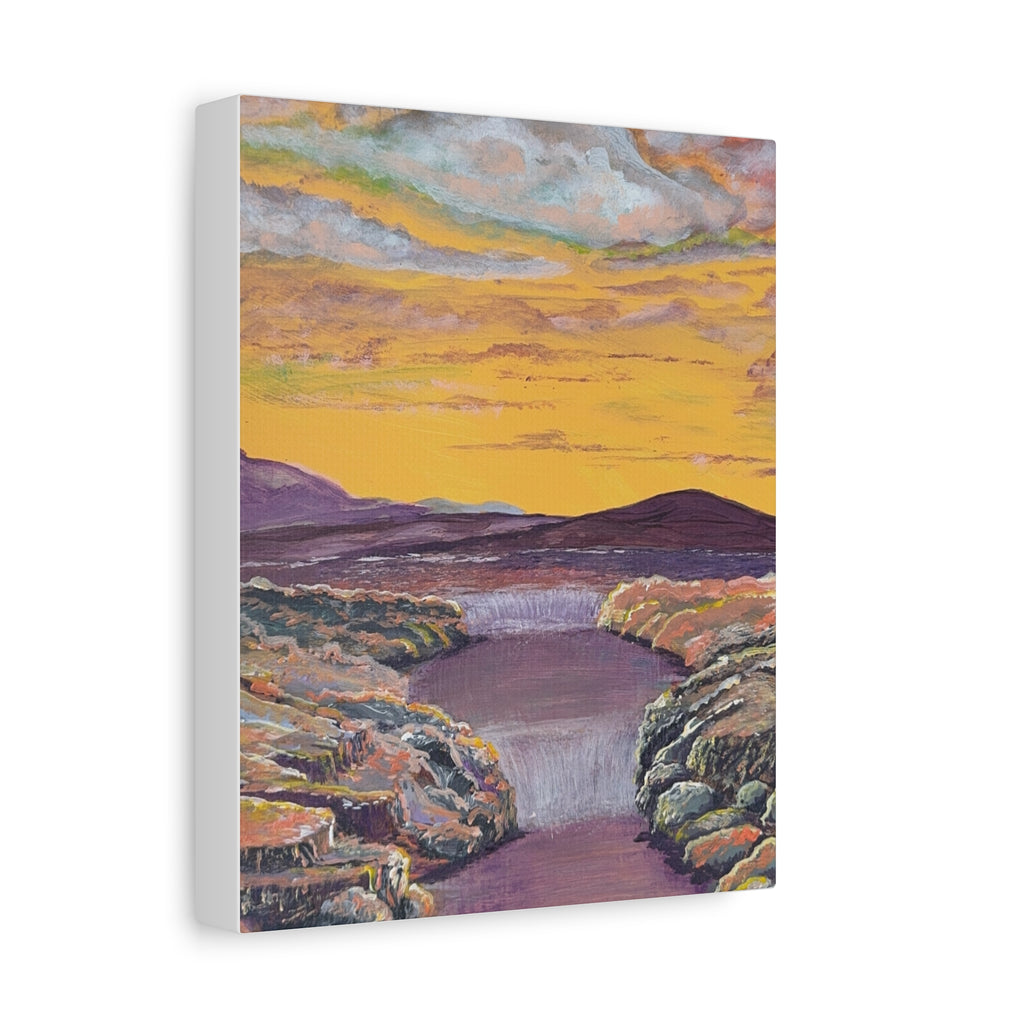 A Current Through Time | تيار عبر الزمن — Ali Hadid Art Canvas