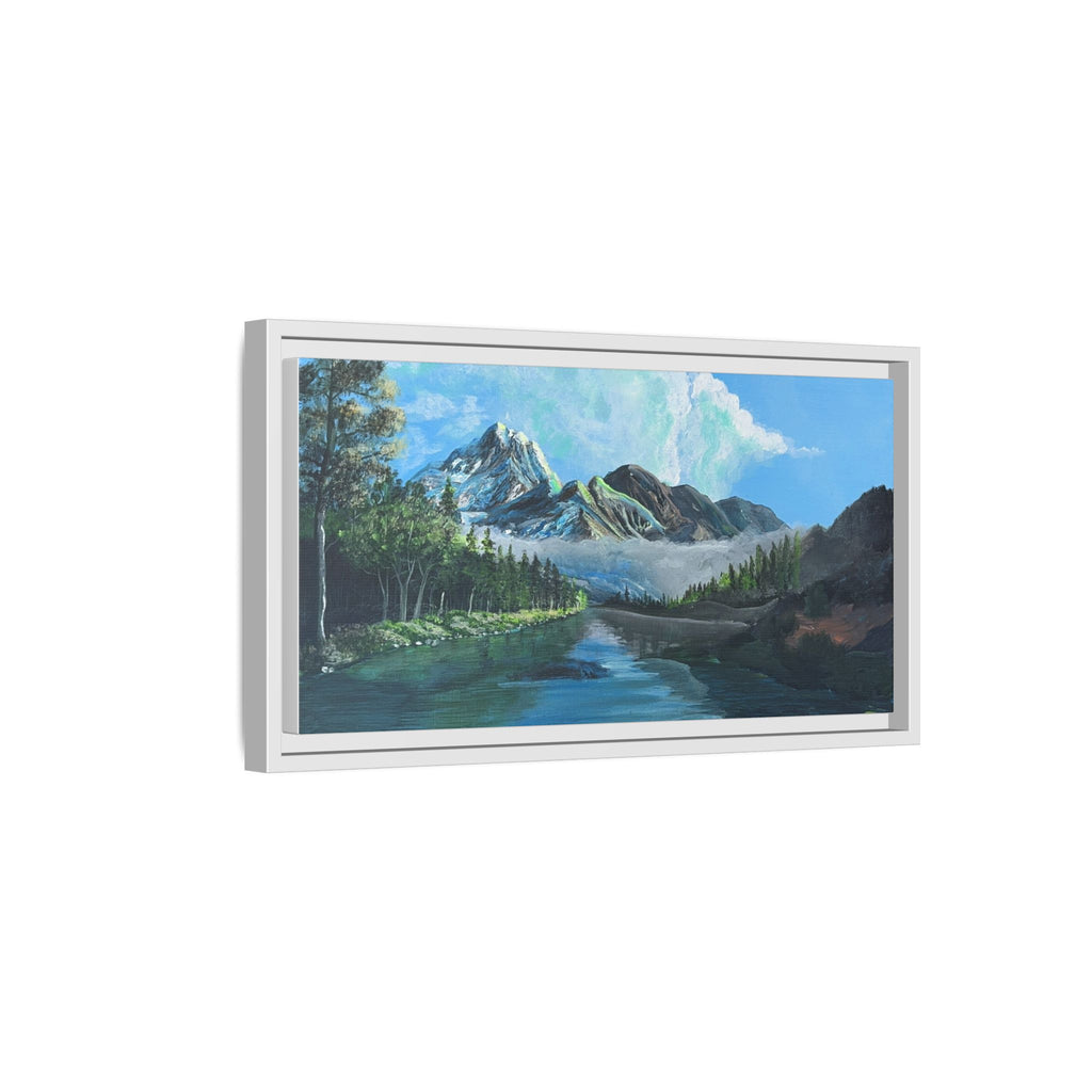 Sukoon Al Jibal | سكون الجبال — Framed Mountain Landscape by Ali Hadid