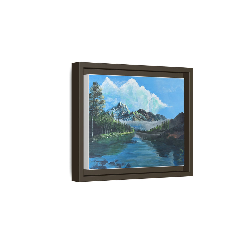 Sukoon Al Jibal | سكون الجبال — Framed Mountain Landscape by Ali Hadid