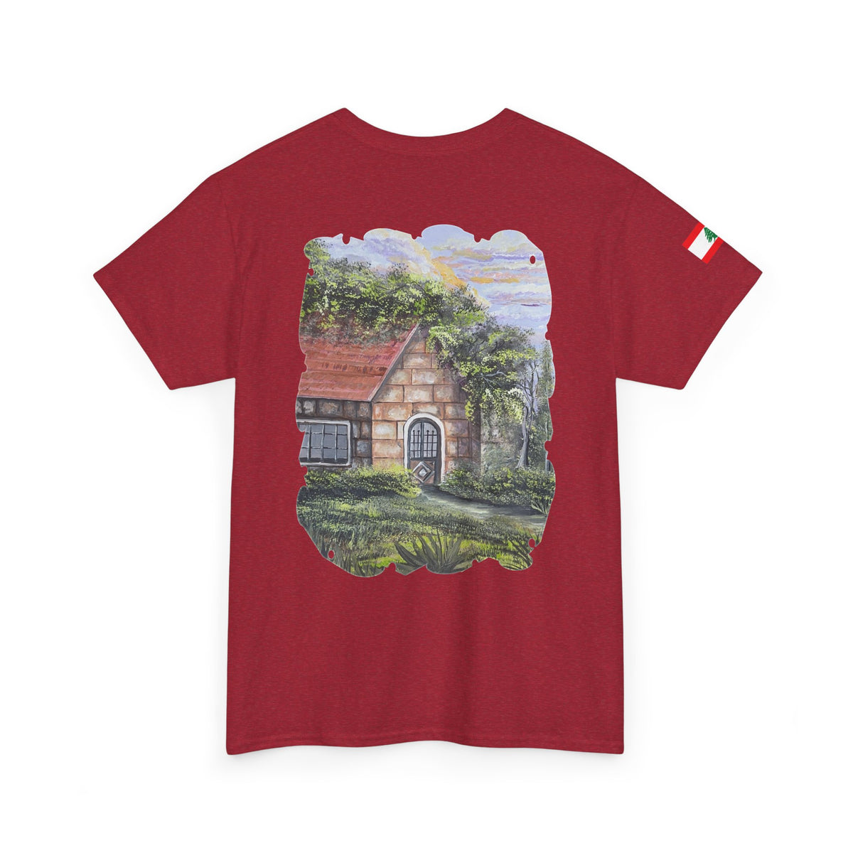 Baytna | بيتنا — Lebanese Heritage Art T-Shirt Featuring an Original Painting by Ali Hadid