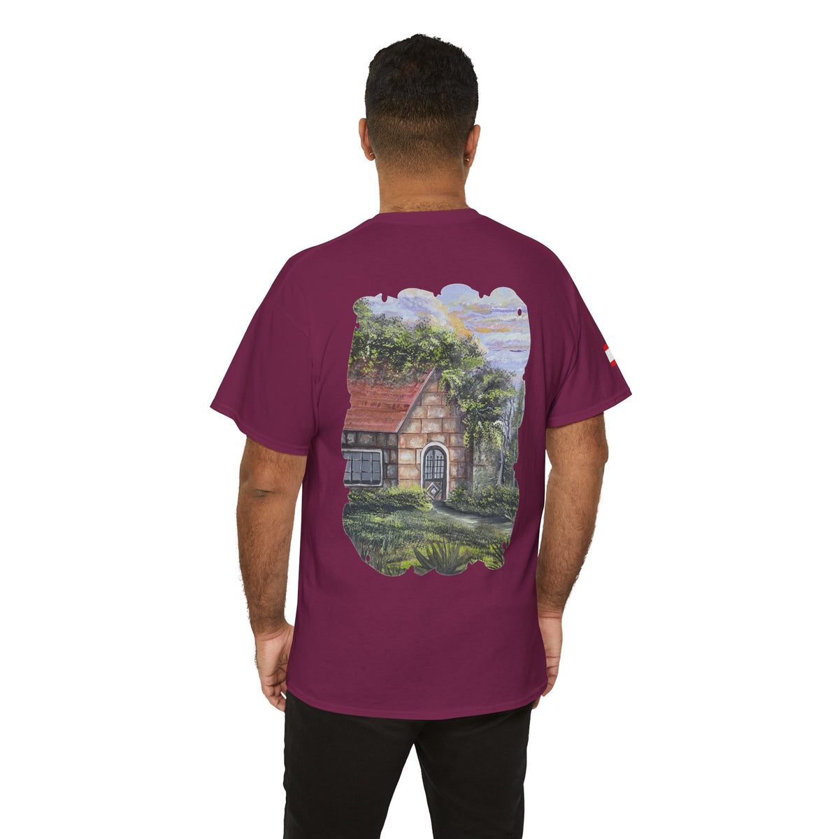 Baytna | بيتنا — Lebanese Heritage Art T-Shirt Featuring an Original Painting by Ali Hadid