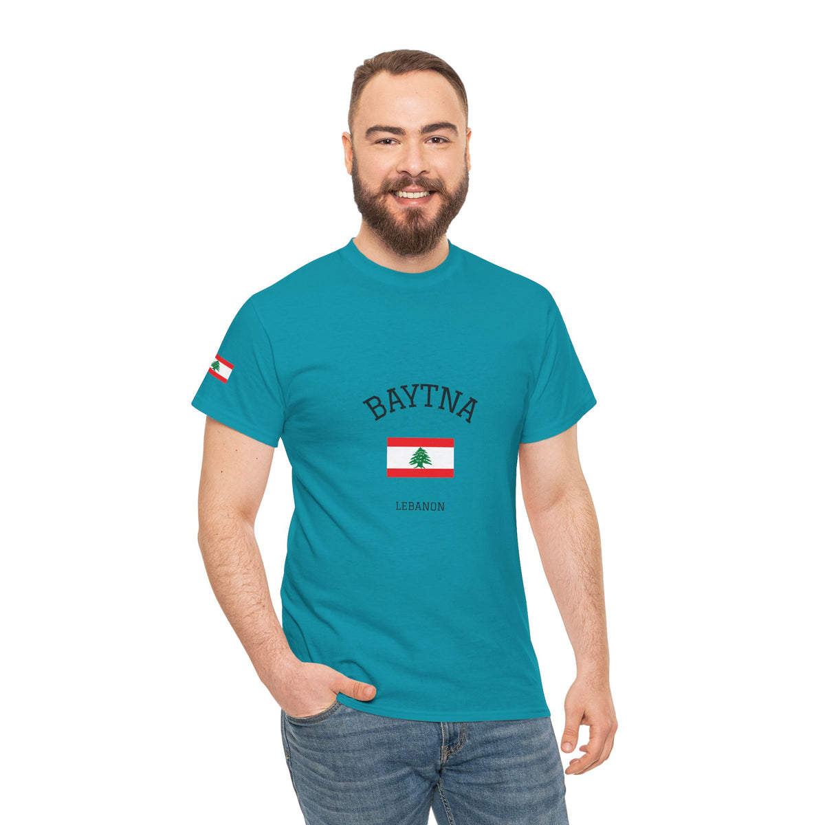 Baytna | بيتنا — Lebanese Heritage Art T-Shirt Featuring an Original Painting by Ali Hadid