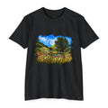 Where Meadows Meet the Sky | حيث تلتقي المروج بالسماء — Art T-Shirt Featuring an Original Painting by Ali Hadid