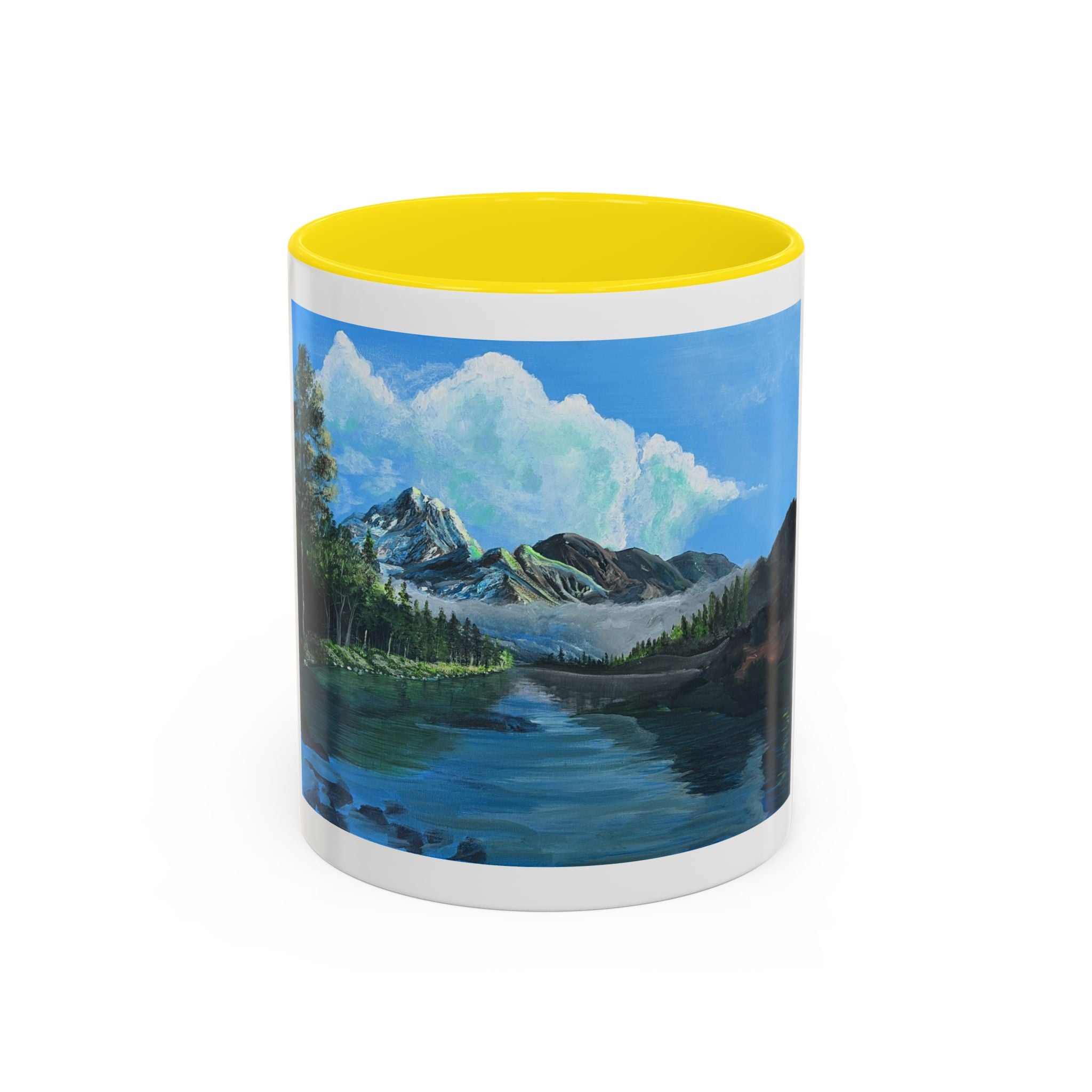 Sukoon Al Jibal | سكون الجبال — Lebanese Mountain Art Mug by Ali Hadid