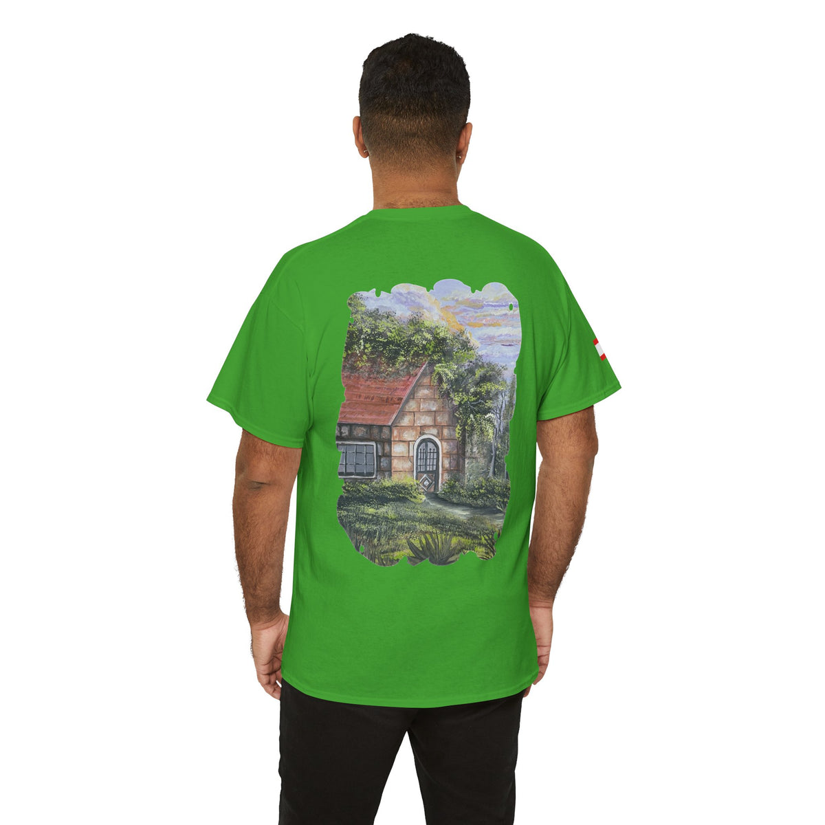Baytna | بيتنا — Lebanese Heritage Art T-Shirt Featuring an Original Painting by Ali Hadid