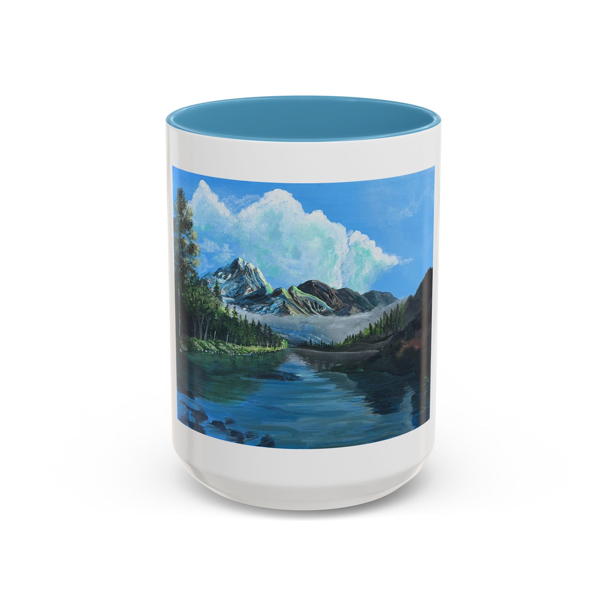 Sukoon Al Jibal | سكون الجبال — Lebanese Mountain Art Mug by Ali Hadid