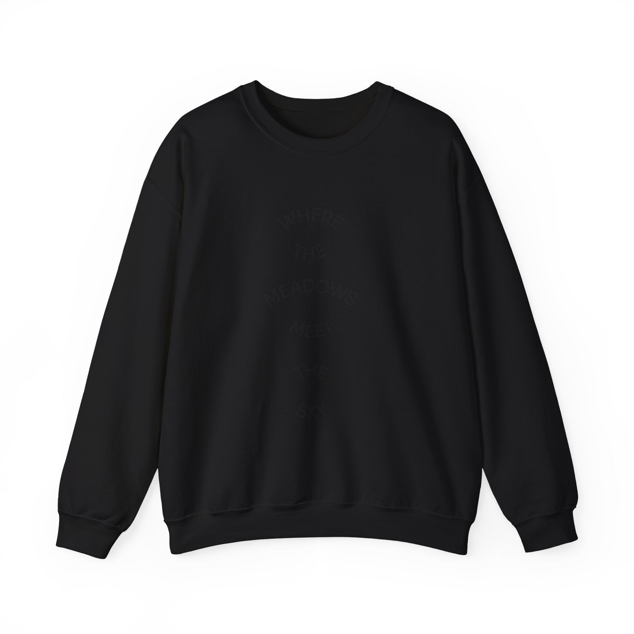 Where Meadows Meet the Sky | حيث تلتقي المروج بالسماء — Art Crewneck Sweatshirt