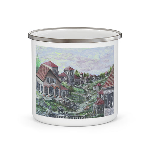 Ahl Al Dar | أهل الدار — Ali Hadid Art Enamel Mug