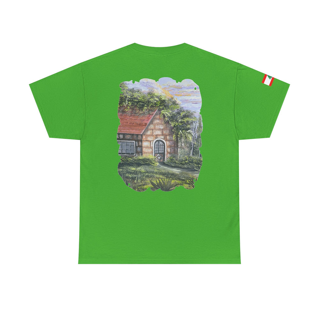 Baytna | بيتنا — Lebanese Heritage Art T-Shirt Featuring an Original Painting by Ali Hadid