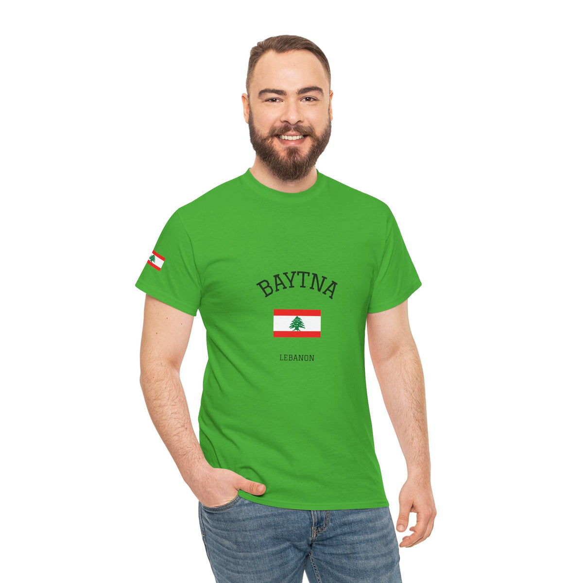 Baytna | بيتنا — Lebanese Heritage Art T-Shirt Featuring an Original Painting by Ali Hadid
