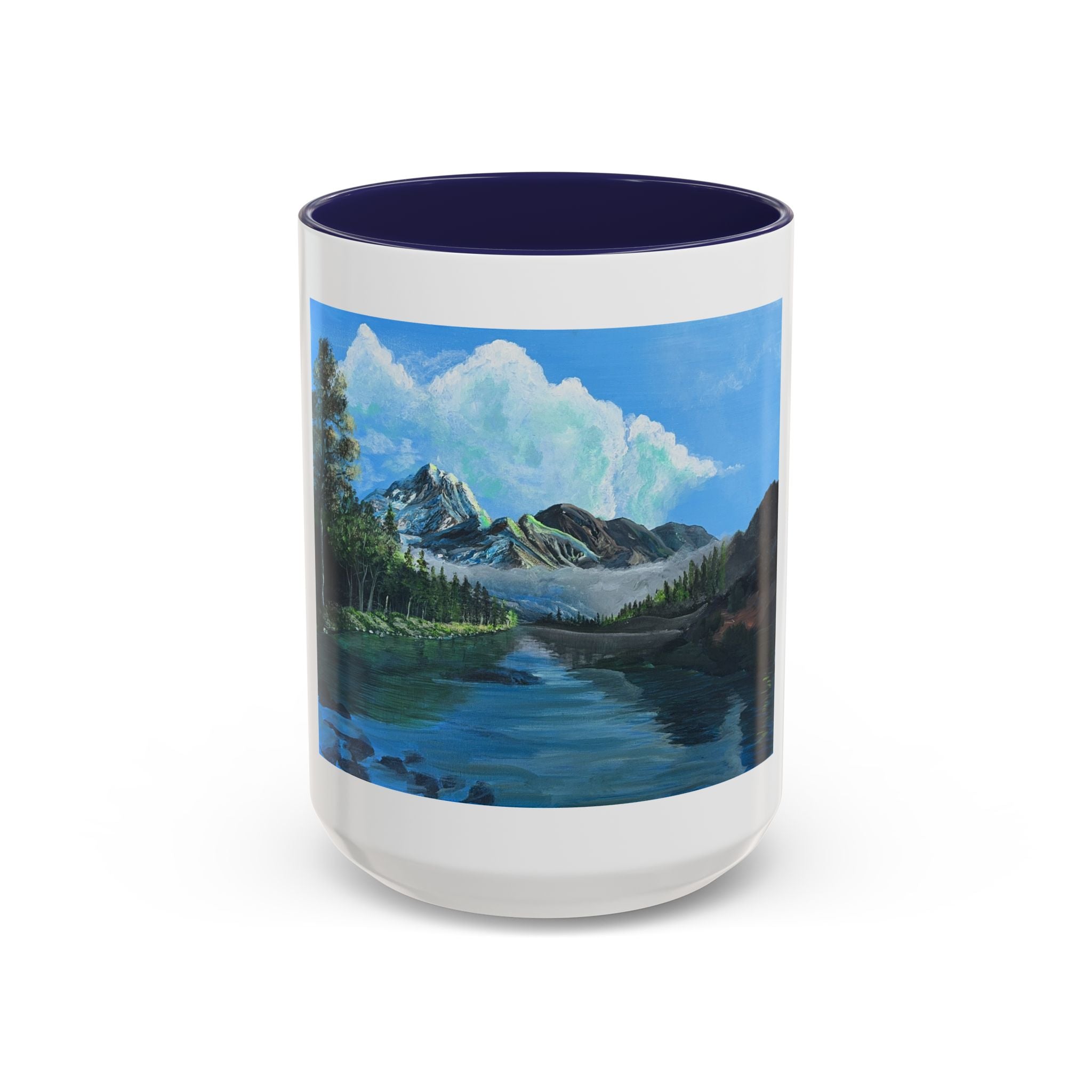 Sukoon Al Jibal | سكون الجبال — Lebanese Mountain Art Mug by Ali Hadid