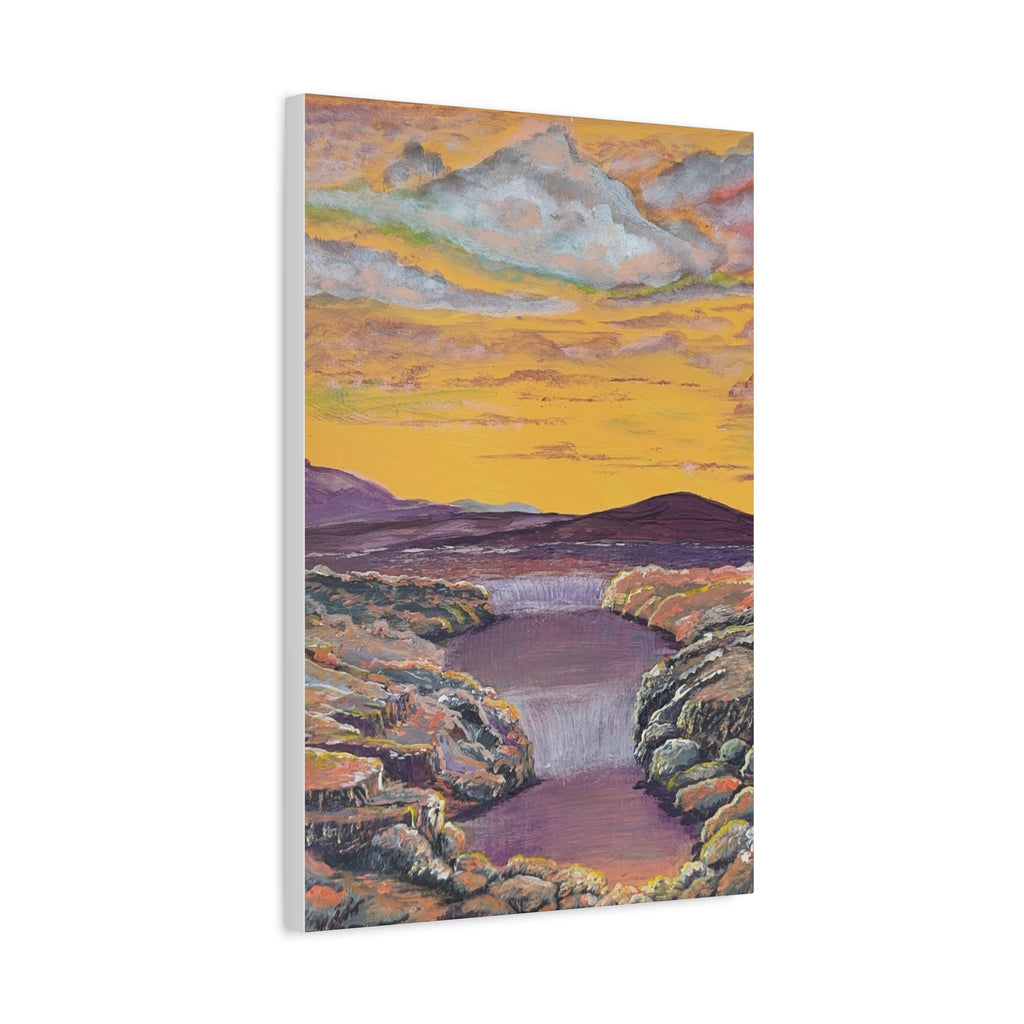 A Current Through Time | تيار عبر الزمن — Ali Hadid Art Canvas