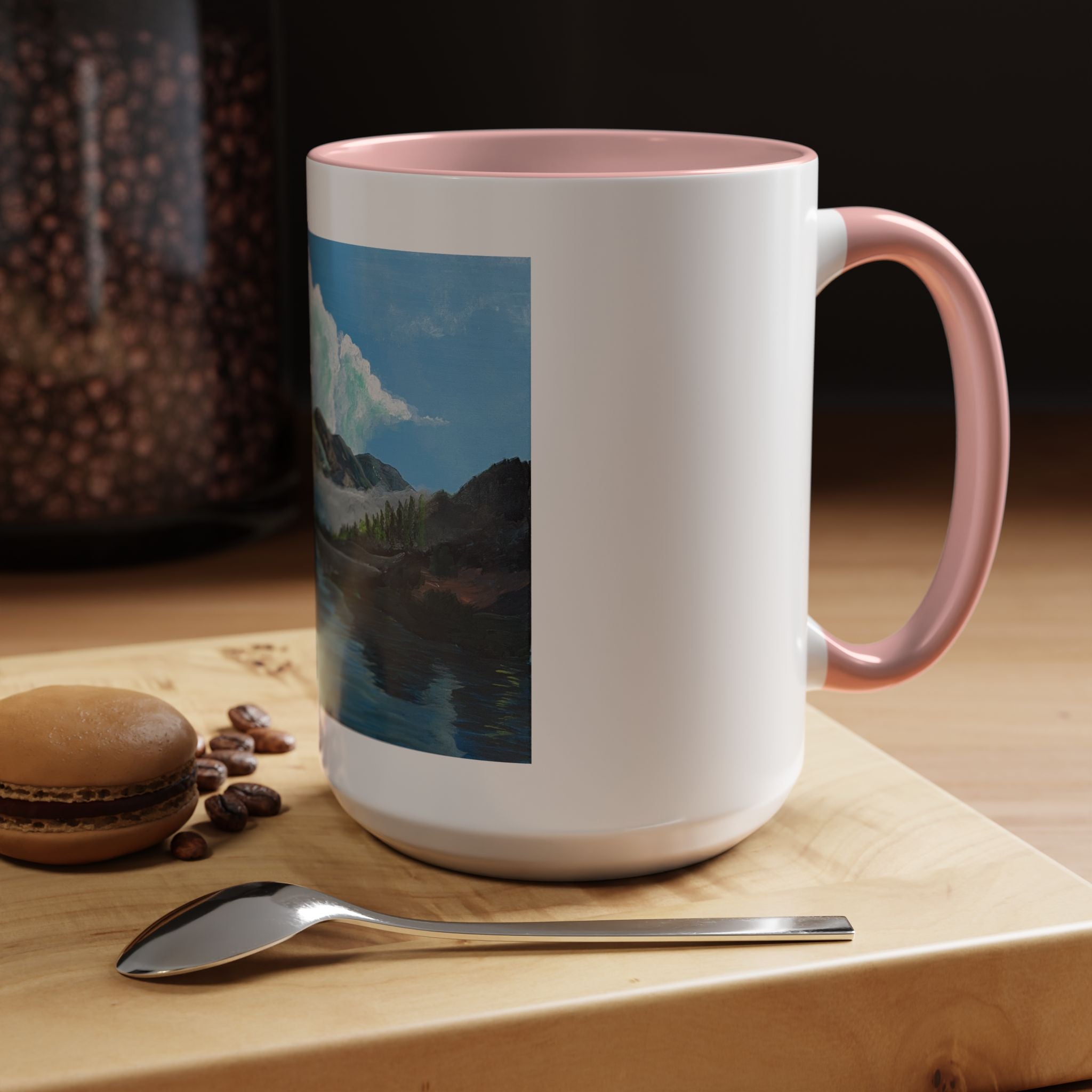 Sukoon Al Jibal | سكون الجبال — Lebanese Mountain Art Mug by Ali Hadid