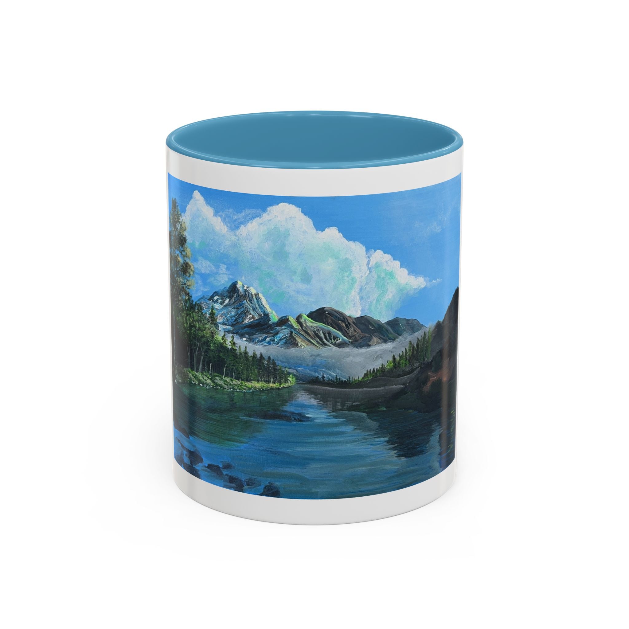 Sukoon Al Jibal | سكون الجبال — Lebanese Mountain Art Mug by Ali Hadid