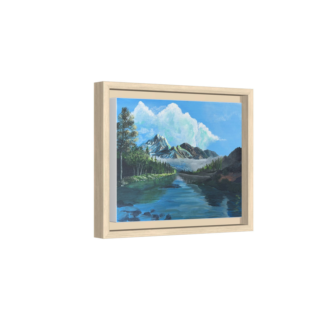 Sukoon Al Jibal | سكون الجبال — Framed Mountain Landscape by Ali Hadid