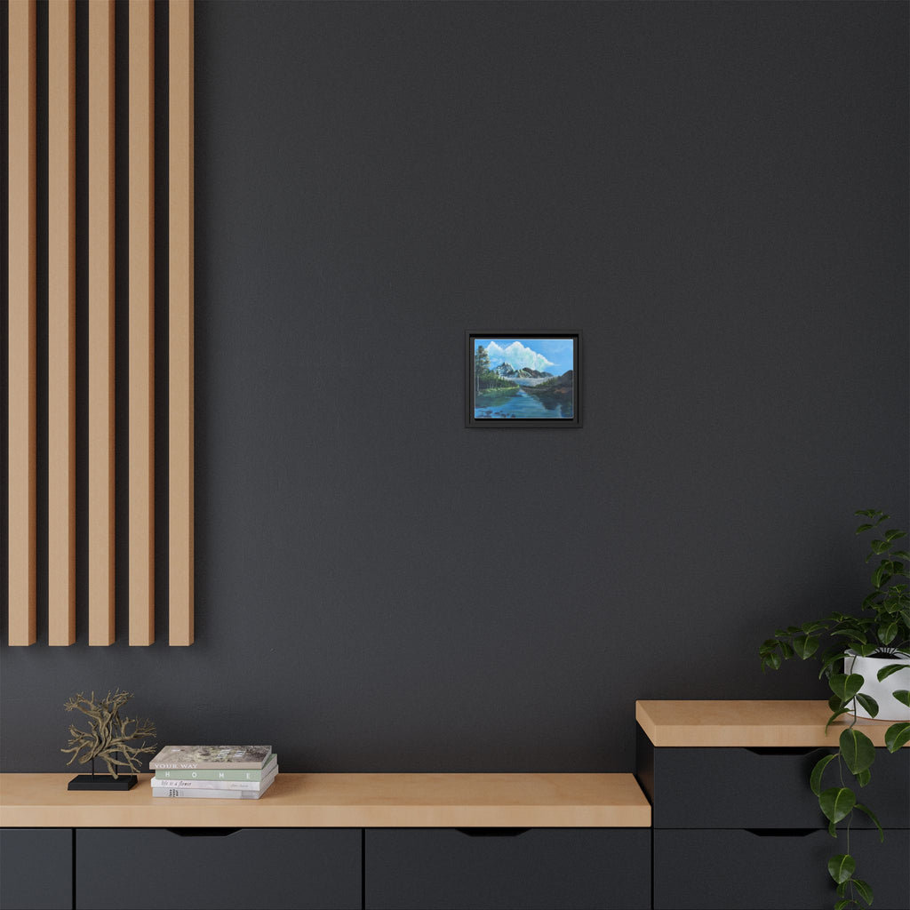 Sukoon Al Jibal | سكون الجبال — Framed Mountain Landscape by Ali Hadid