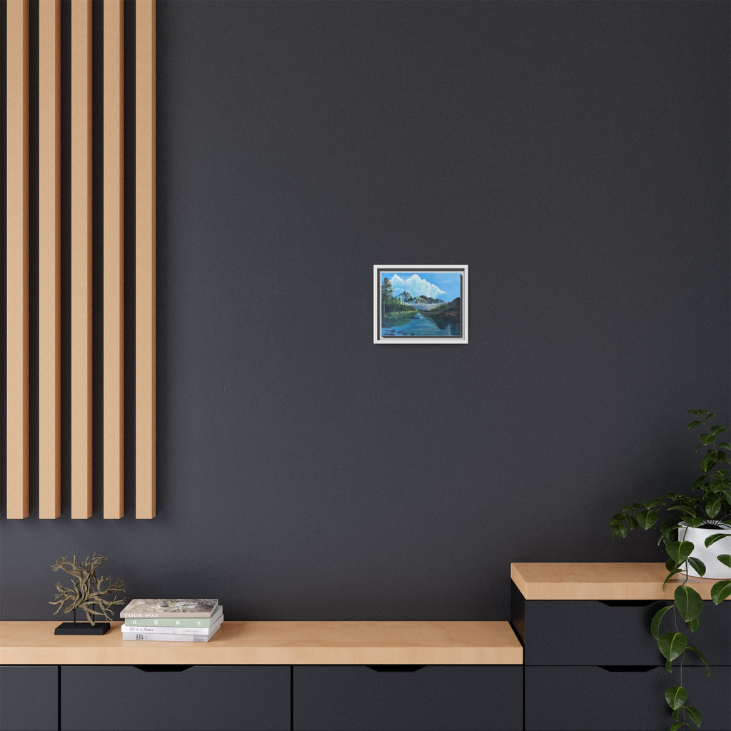 Sukoon Al Jibal | سكون الجبال — Framed Mountain Landscape by Ali Hadid
