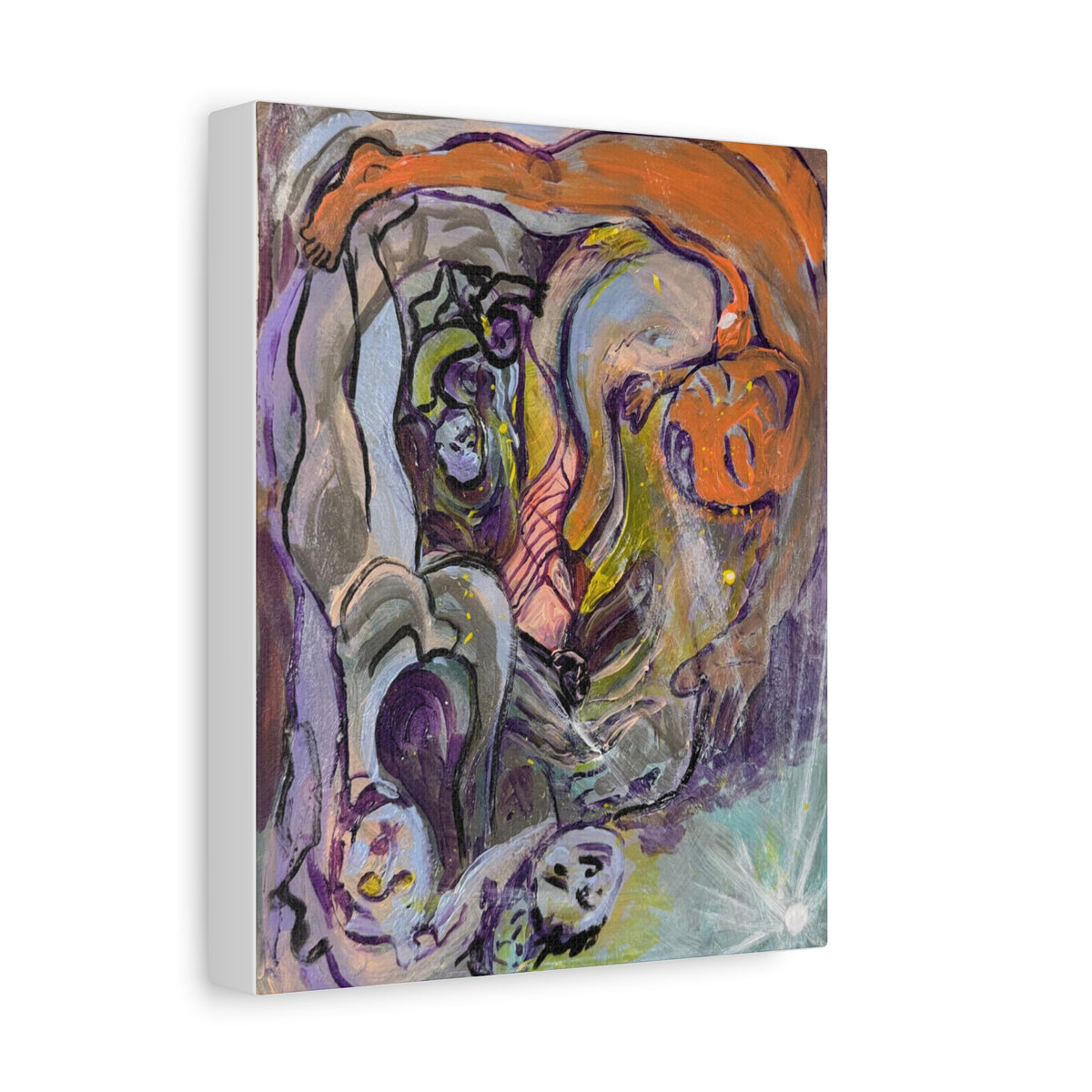 Echoes of the Ancestors | أصداء الأجداد — Lebanese Abstract Canvas Art