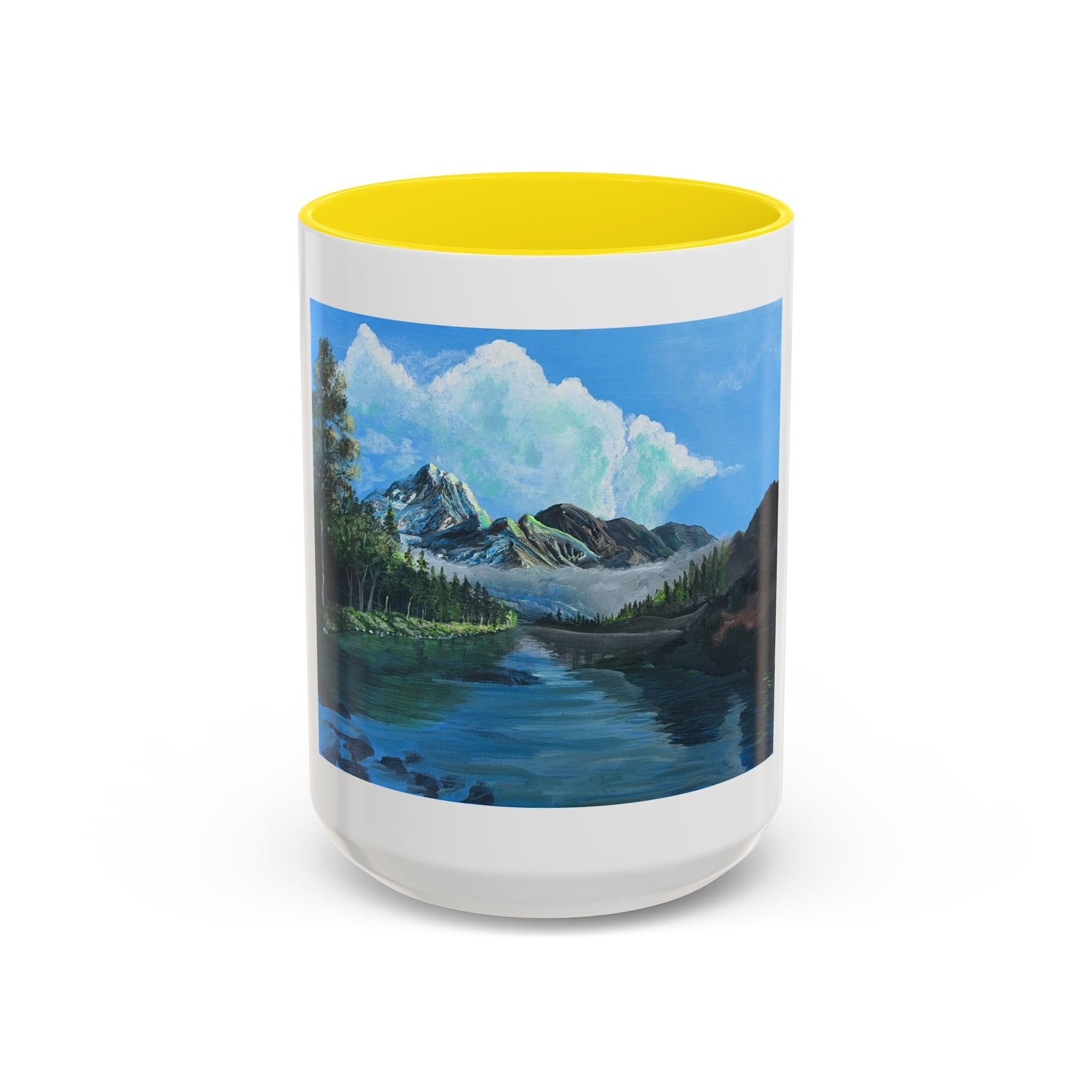Sukoon Al Jibal | سكون الجبال — Lebanese Mountain Art Mug by Ali Hadid