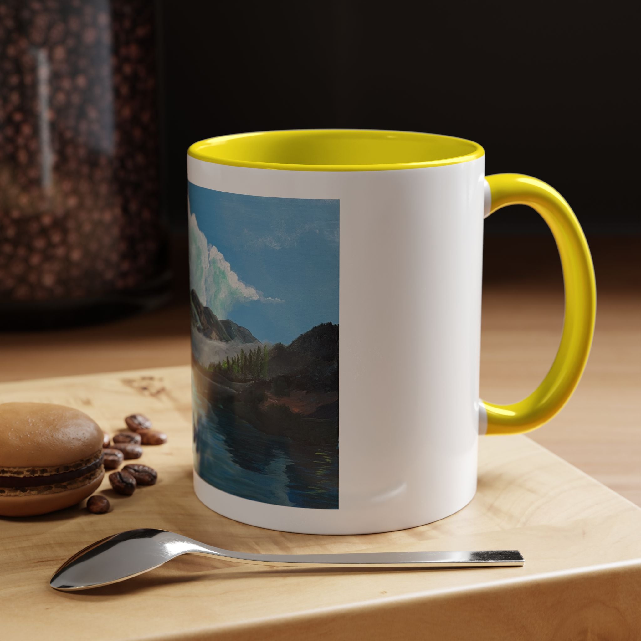 Sukoon Al Jibal | سكون الجبال — Lebanese Mountain Art Mug by Ali Hadid
