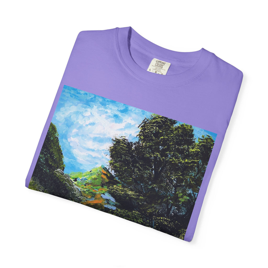 Where the Meadows Meet the Sky | حيث تلتقي المروج بالسماء — Ali Hadid Art T-Shirt