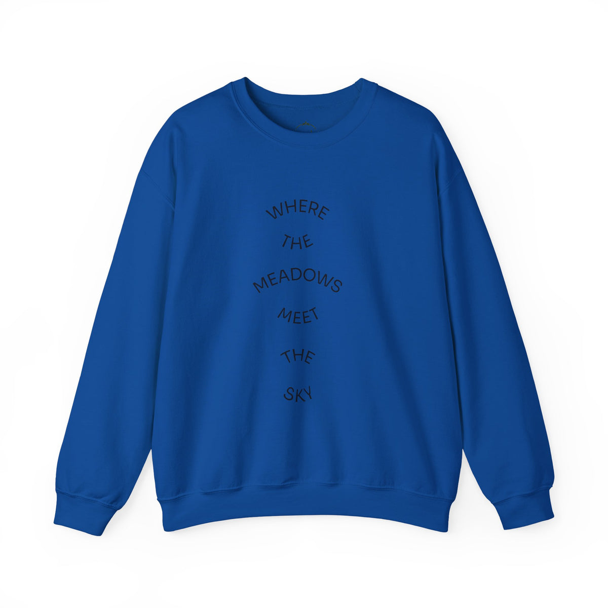 Where Meadows Meet the Sky | حيث تلتقي المروج بالسماء — Art Crewneck Sweatshirt