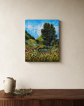 Where the Meadows Meet the Sky | حيث تلتقي المروج بالسماء — Ali Hadid Art Rolled Poster