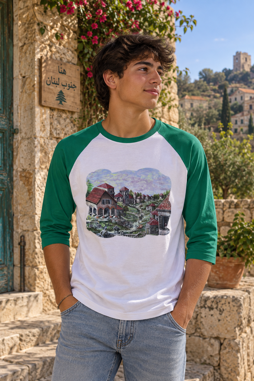 Ahl El Dar | أهل الدار — Ali Hadid Art Raglan Shirt