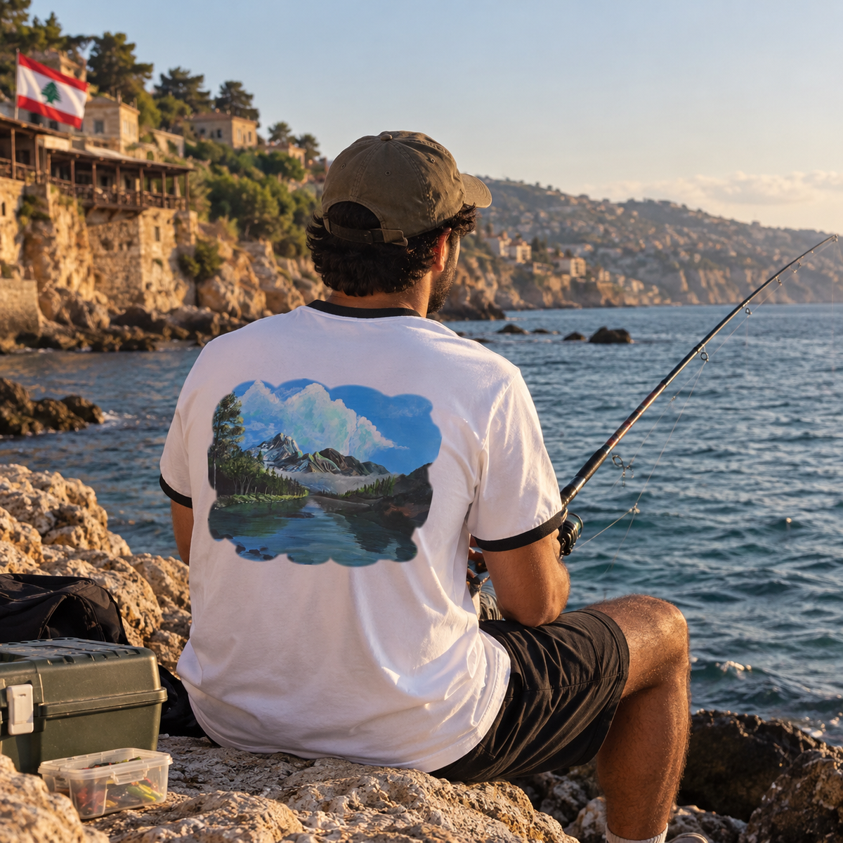 Sukoon Al Jibal | سكون الجبال — The Stillness of the Mountains Art T-Shirt