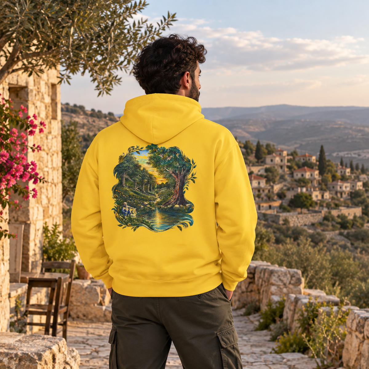 Companion of the Soul | أنيس الروح — Lebanon-Inspired Hoodie