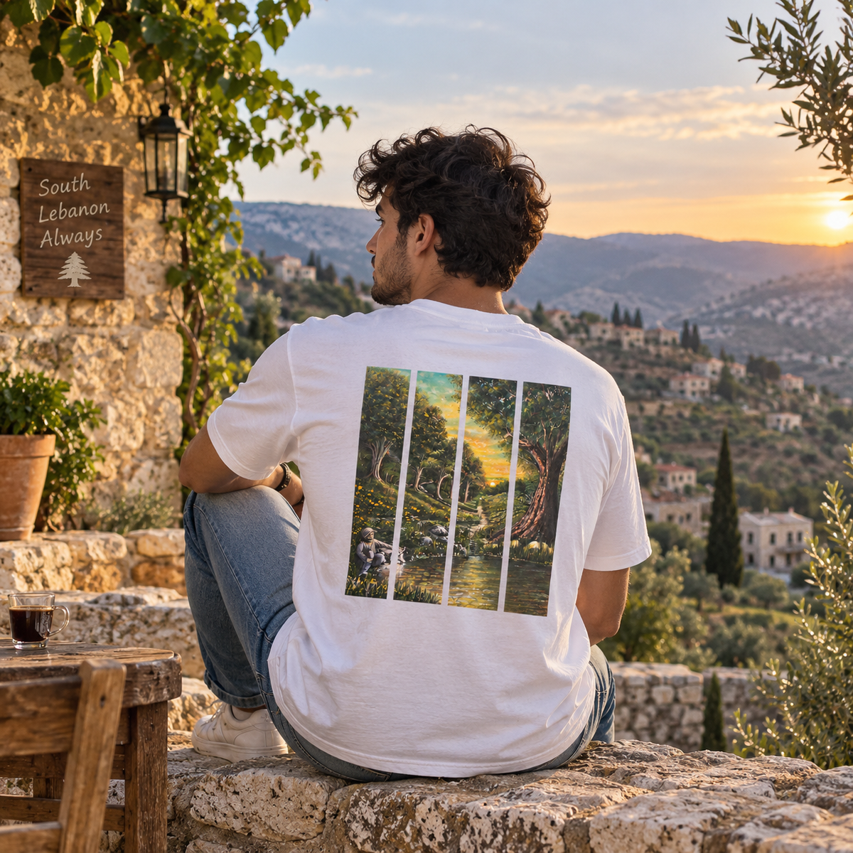 Anees Al Rooh | أنيس الروح — Arabic Calligraphy Lebanese T-Shirt