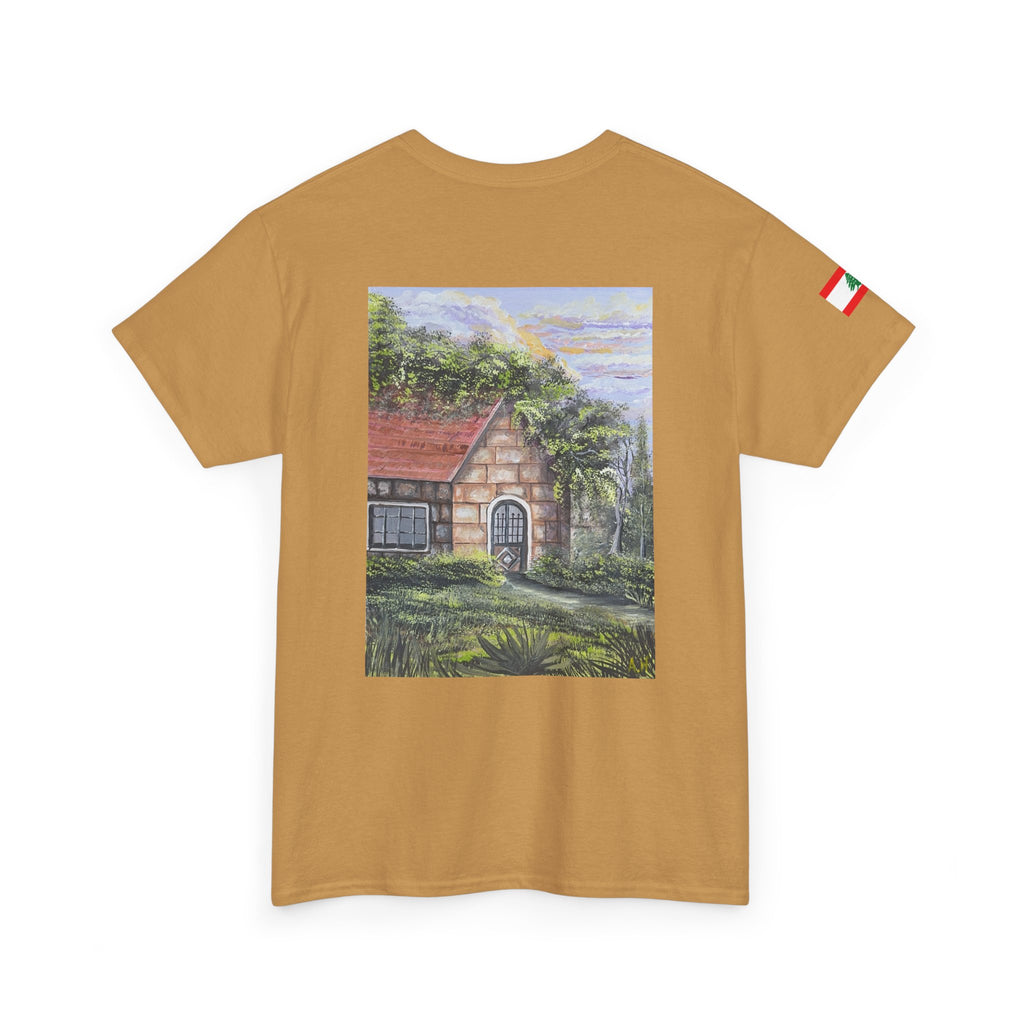 Baytna | بيتنا — Lebanese Heritage Art T-Shirt Featuring an Original Painting by Ali Hadid