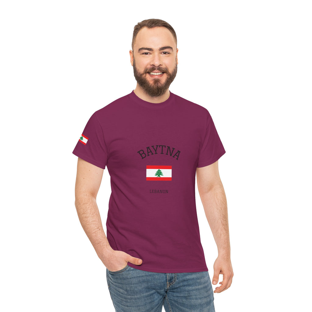 Baytna | بيتنا — Lebanese Heritage Art T-Shirt Featuring an Original Painting by Ali Hadid