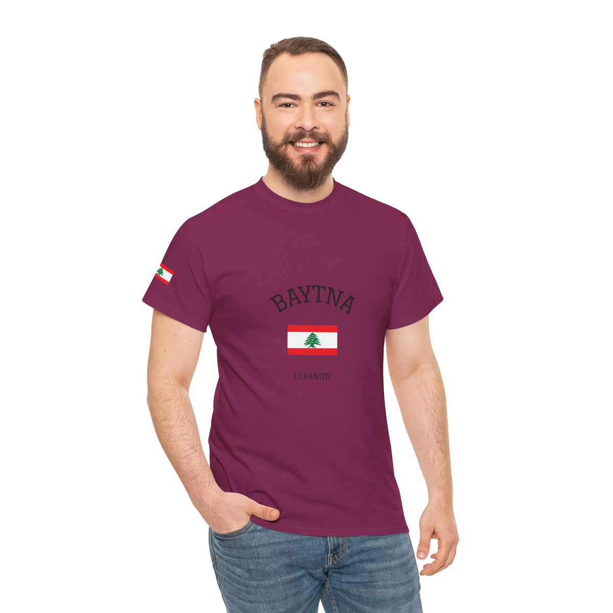 Baytna | بيتنا — Lebanese Heritage Art T-Shirt Featuring an Original Painting by Ali Hadid