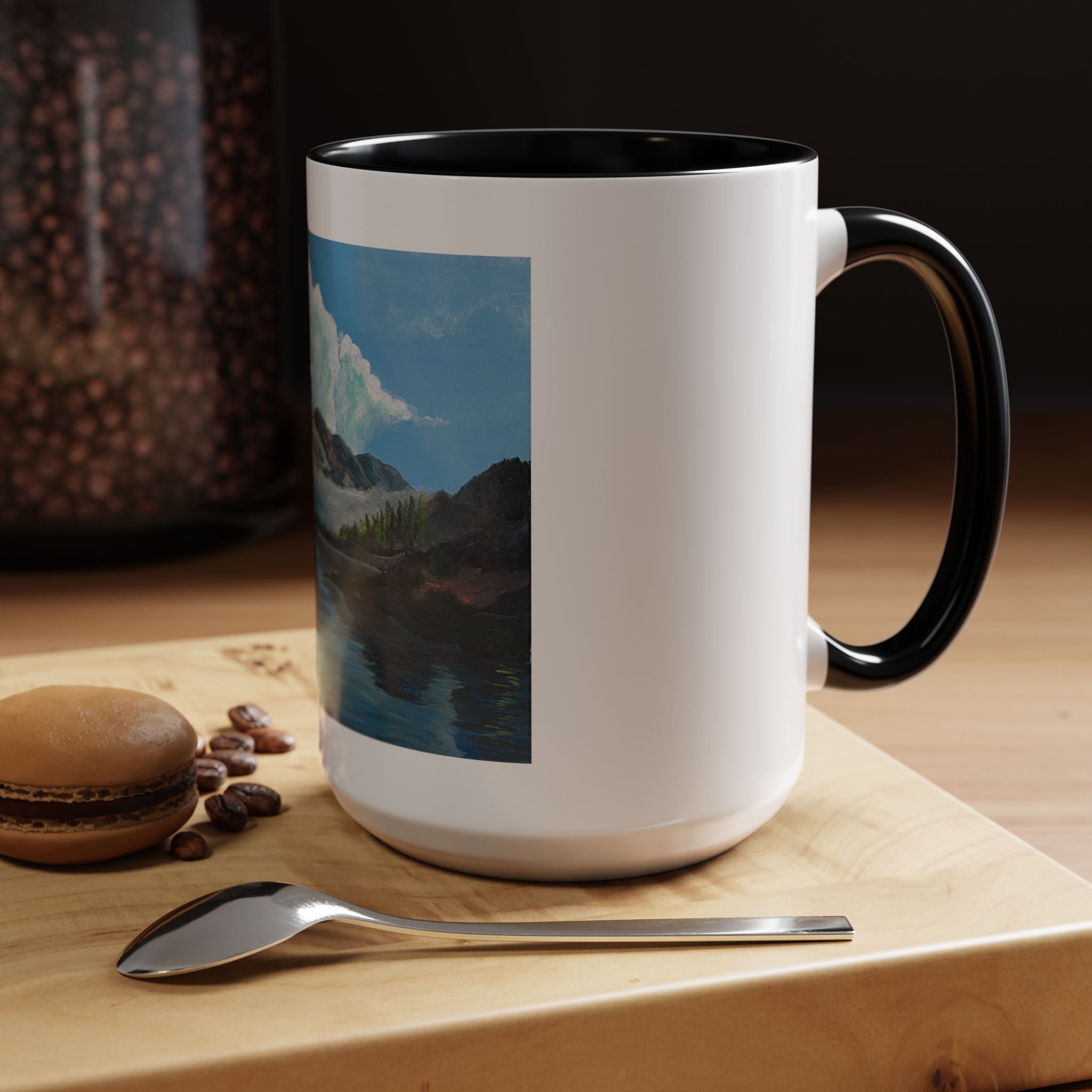 Sukoon Al Jibal | سكون الجبال — Lebanese Mountain Art Mug by Ali Hadid
