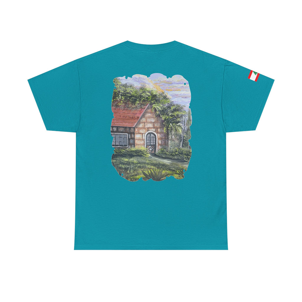 Baytna | بيتنا — Lebanese Heritage Art T-Shirt Featuring an Original Painting by Ali Hadid