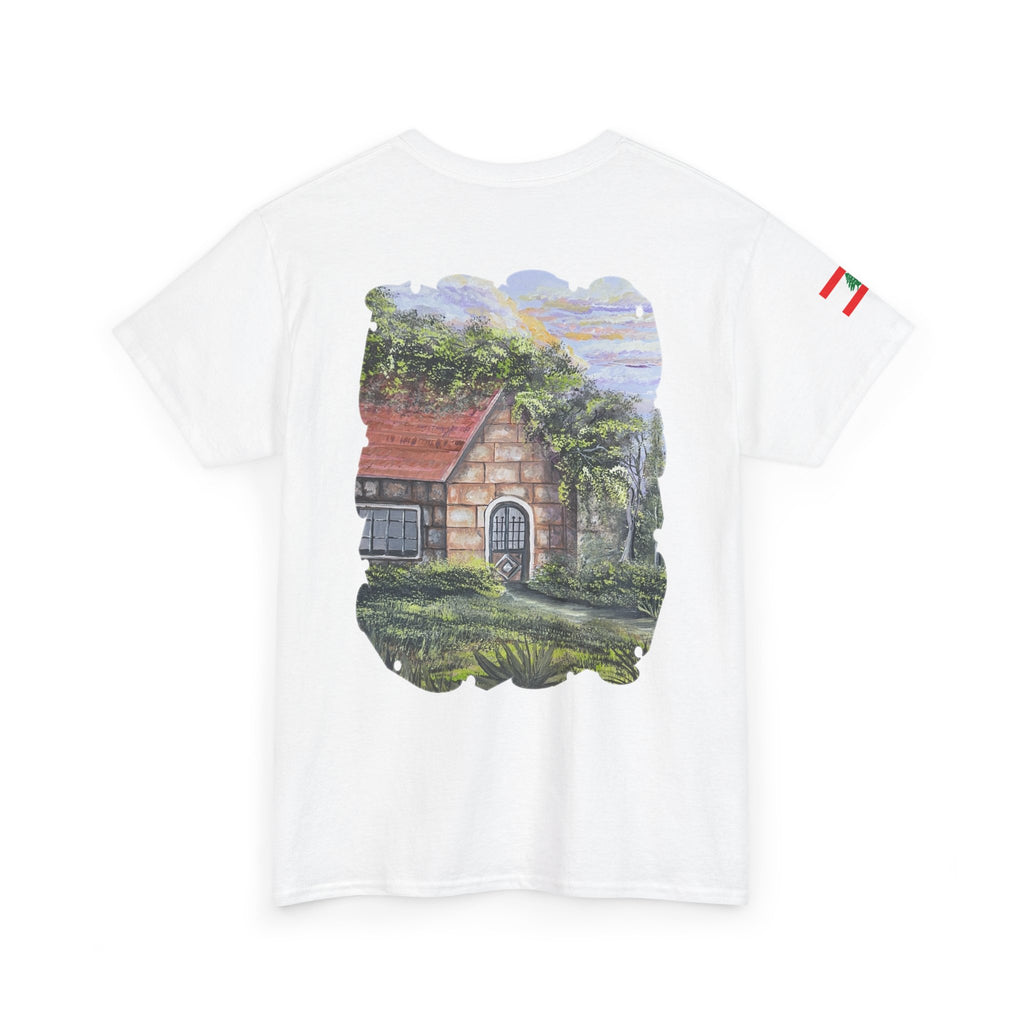 Baytna | بيتنا — Lebanese Heritage Art T-Shirt Featuring an Original Painting by Ali Hadid