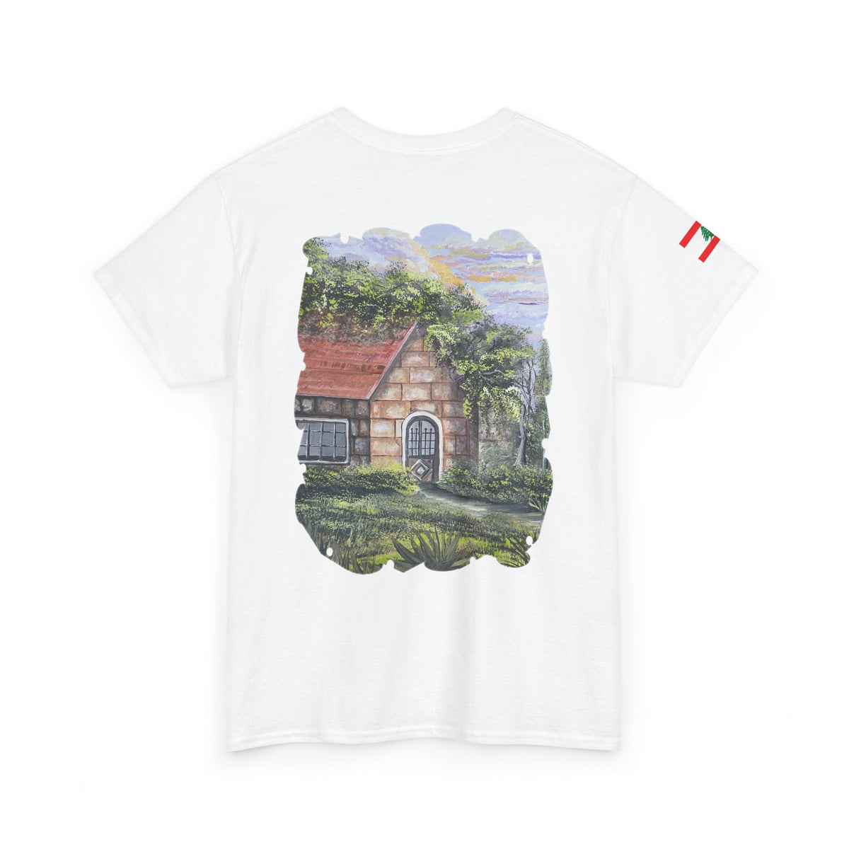 Baytna | بيتنا — Lebanese Heritage Art T-Shirt Featuring an Original Painting by Ali Hadid