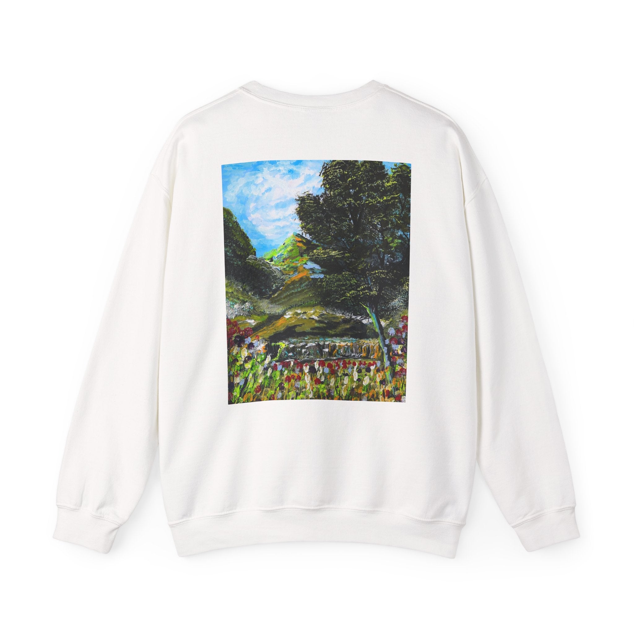 Where Meadows Meet the Sky | حيث تلتقي المروج بالسماء — Art Crewneck Sweatshirt